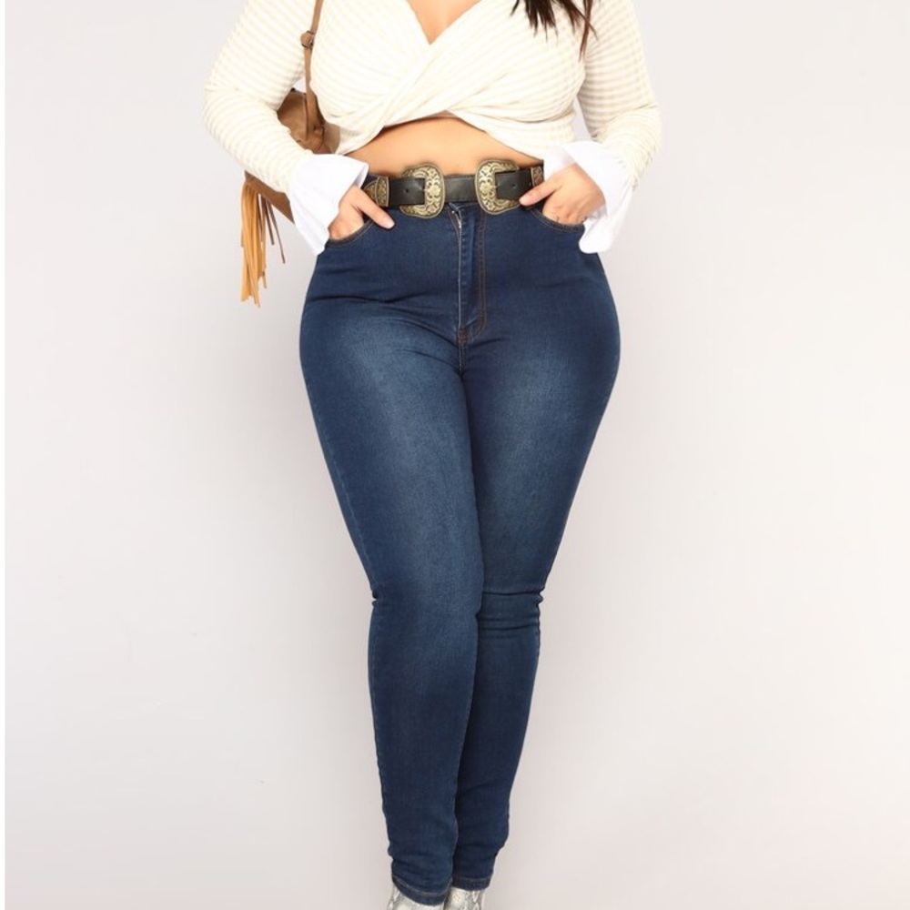 Dark denim